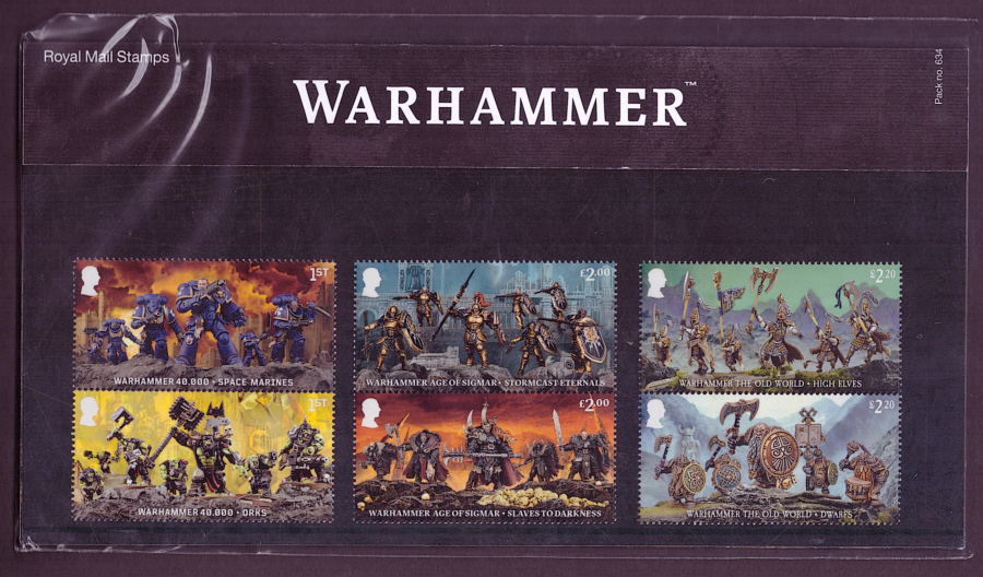 (image for) 2023 Warhammer Royal Mail Presentation Pack 634